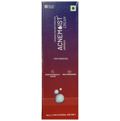 Acnemoist Cream | Non-Comedogenic | Dermatologically Tested | For Sensitive & Acne Prone Oily Skin | Hydrating Face Care Product - Classic Derma