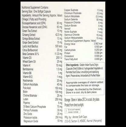 Acti + Softgel Capsule