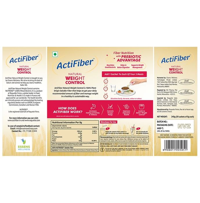 ActiFiber Natural Weight Control Sachet (8gm Each)