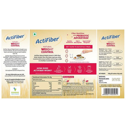 ActiFiber Natural Weight Control Sachet (8gm Each)