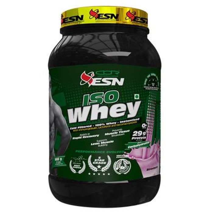 ESN Iso Whey Protein Powder Strawberry - Classic Derma