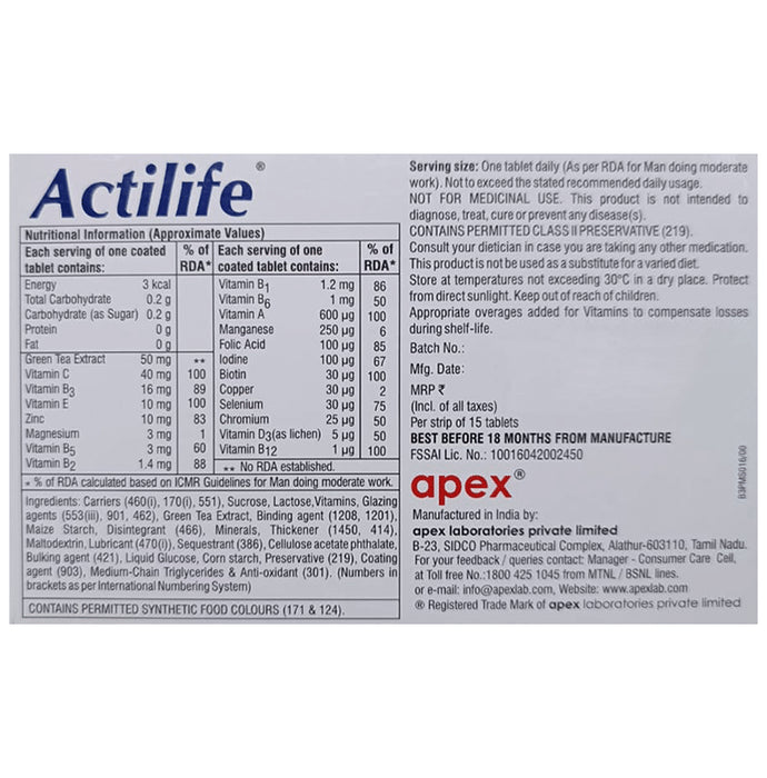 Actilife Tablet