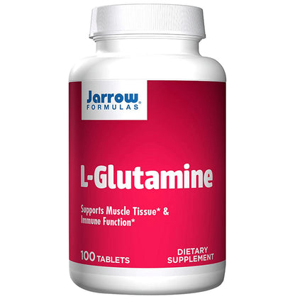 Jarrow Formulas L-Glutamine Tablet | Supports Muscle Tissue & Immune Function - Classic Derma