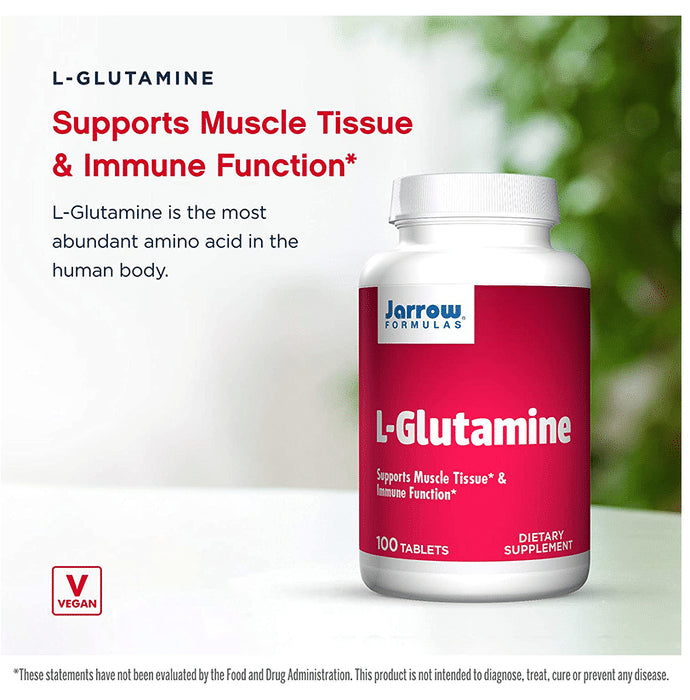 Jarrow Formulas L-Glutamine Tablet | Supports Muscle Tissue & Immune Function