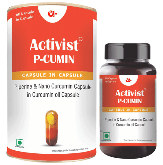 Activist P-Cumin Piperine Capsule In Curcumin Oil Capsule - Classic Derma