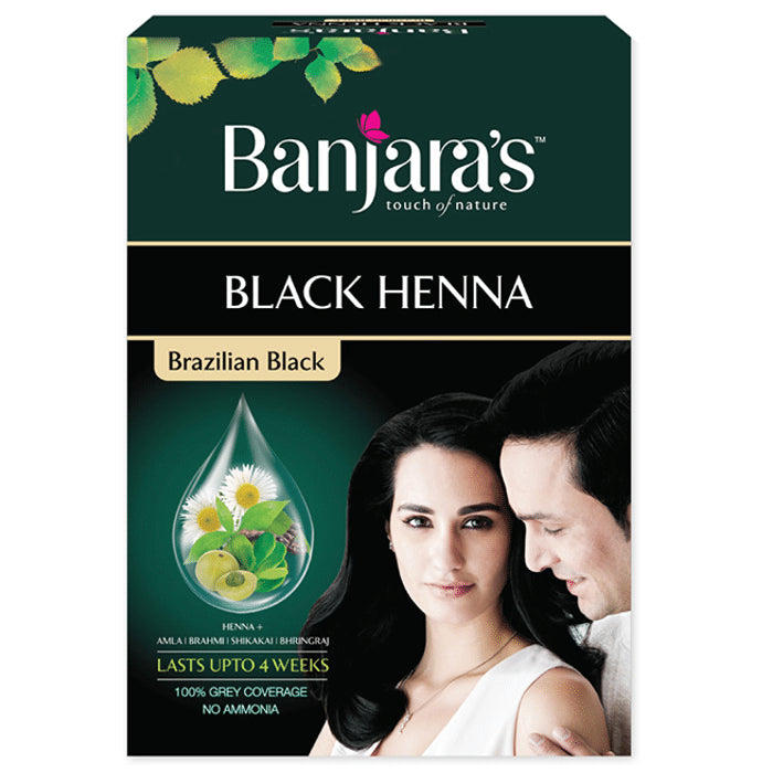 Banjara's Black Henna Brazilian Black - Classic Derma