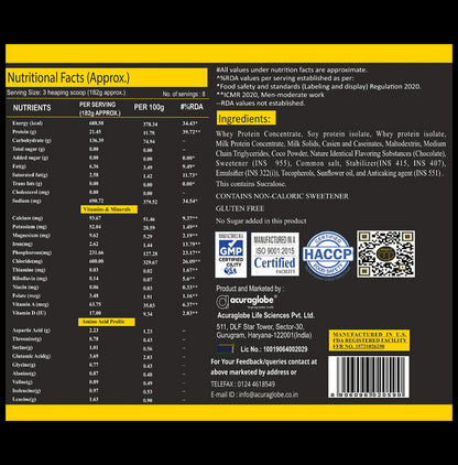 Acuraglobe Morcare-P Mor Mass Gainer Powder Rabri Mawa