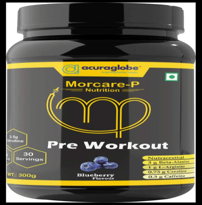 Acuraglobe Morcare-P Pre Workout Powder Blueberry - Classic Derma