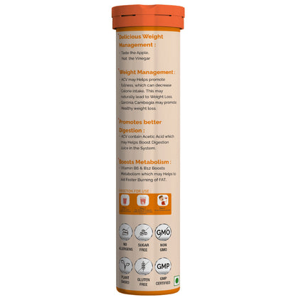 ACV-PIX Apple Cider Vinegar 500mg & Garcinia Cambogia Effervescent Tablet