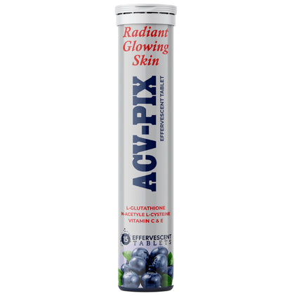 ACV-PIX L-Glutathione, N-Acetyl L-Cysteine, Vitamin C & E Effervescent Tablet - Classic Derma