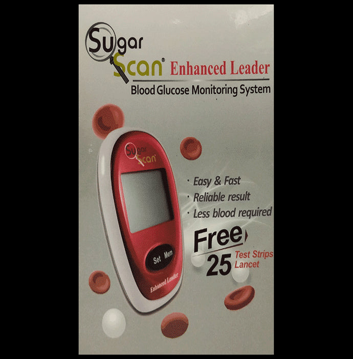 Thyrocare Sugar Scan Glucometer with 25 Strips Free - Classic Derma