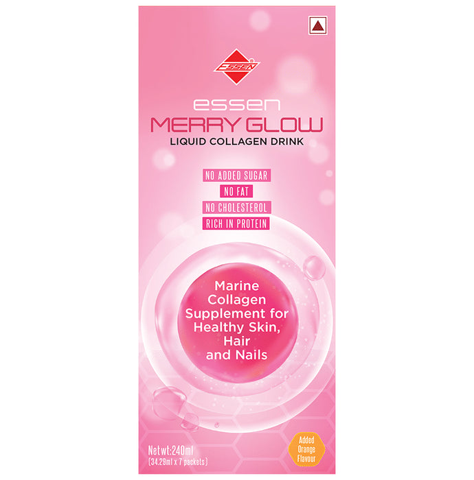 Essen Merry Glow Liquid Collagen Drink (34.29ml Each) Orange