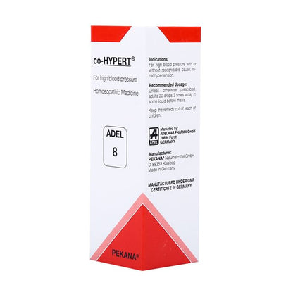 ADEL Anti Hypertensive Combo Pack of 8 CO-Hypert Drop & Rauwolfia Mother Tincture (20ml Each)