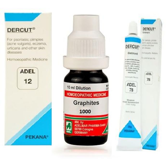 ADEL Anti-Psoriasis Combo (ADEL 12 + Graphites Dilution 1000 CH + ADEL 78) - Classic Derma