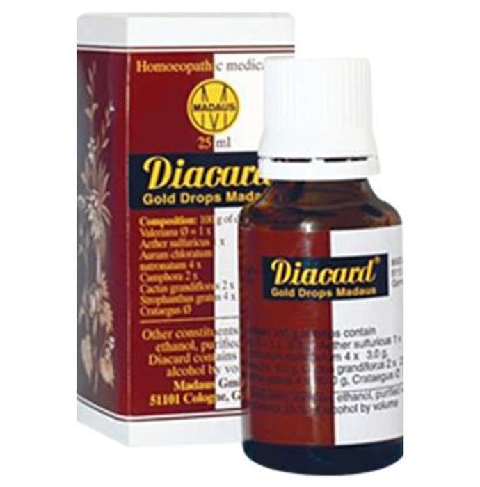ADEL Diacard Gold Madaus Drop Homeopathic Medicine - Classic Derma