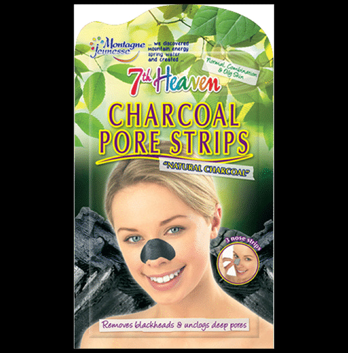 7th Heaven Charcoal Pore Strips - Classic Derma