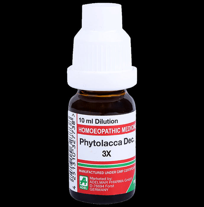 ADEL Phytolacca Dec. Dilution 3X - Classic Derma