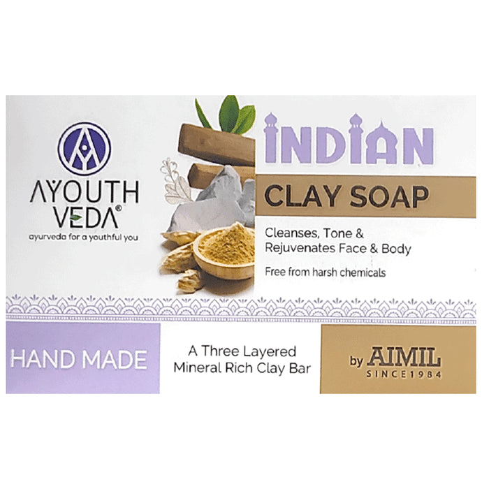 Ayouth Veda Indian Clay Soap - Classic Derma