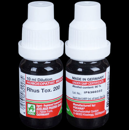 ADEL Rhus Tox Dilution 200 - Classic Derma