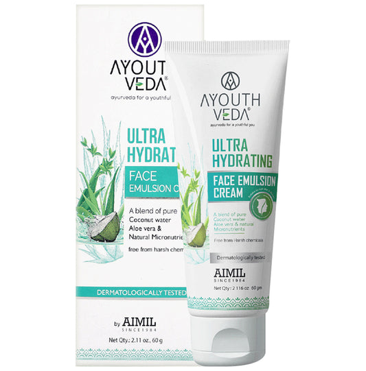 Ayouth Veda Ultra Hydrating Face Emulsion Cream - Classic Derma