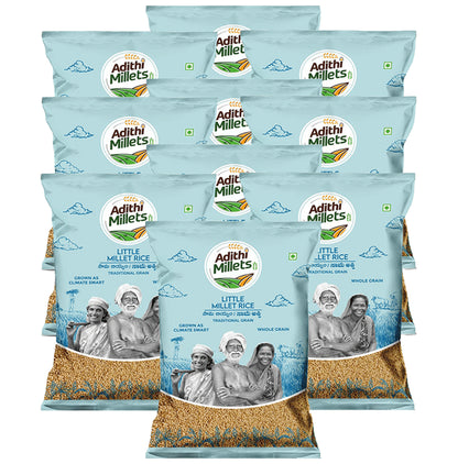 Adithi Millets Combo Pack of Little Millet (500gm Each) - Classic Derma