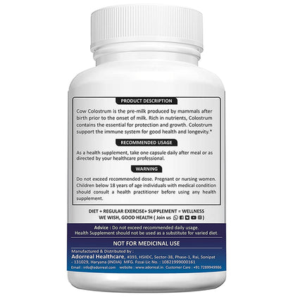 Adorreal Cow Colostrum Capsule
