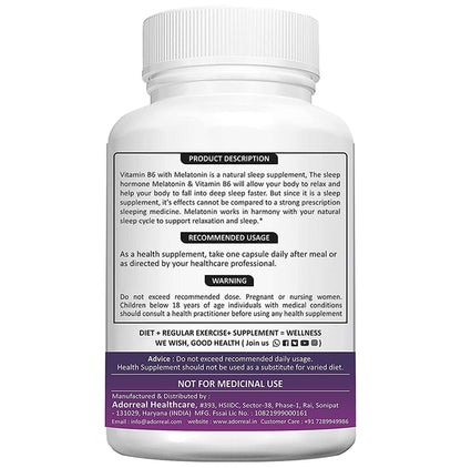 Adorreal Melatonin Vitamin B6 Capsule