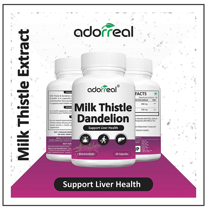 Adorreal Milk Thistle Dandelion Capsule