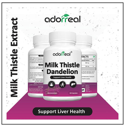 Adorreal Milk Thistle Dandelion Capsule