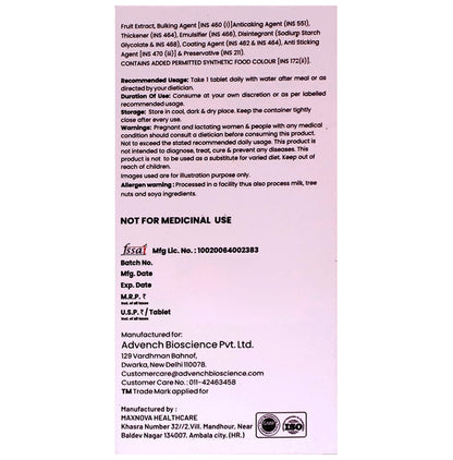 Adrun 9G Multivitamin Antioxidant Tablet