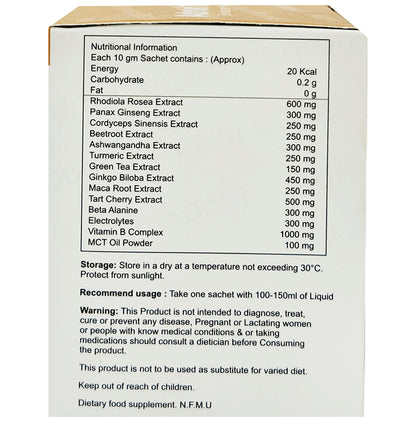 Adrun Boost Daily Essential Running Powder Sachet (10gm Each) Orange