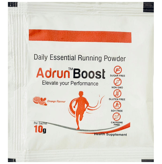 Adrun Boost Daily Essential Running Powder Sachet (10gm Each) Orange