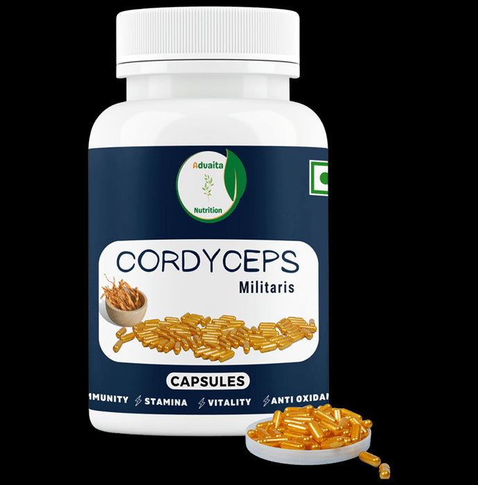 Advaita Nutrition Cordyceps Millitaris Capsule - Classic Derma