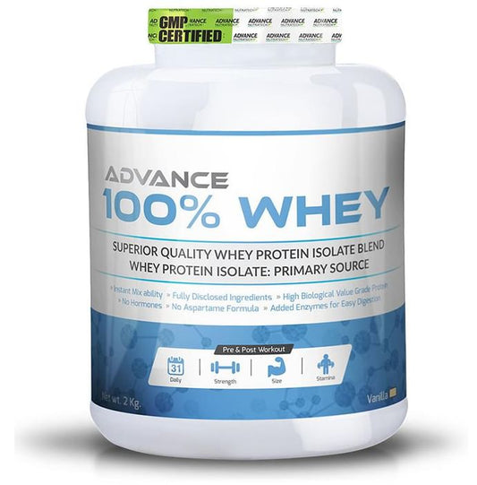 Advance Nutratech 100% Whey Protein Powder Vanilla - Classic Derma