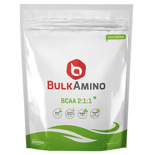 Advance Nutratech BulkAmino BCAA 2:1:1 Powder - Classic Derma