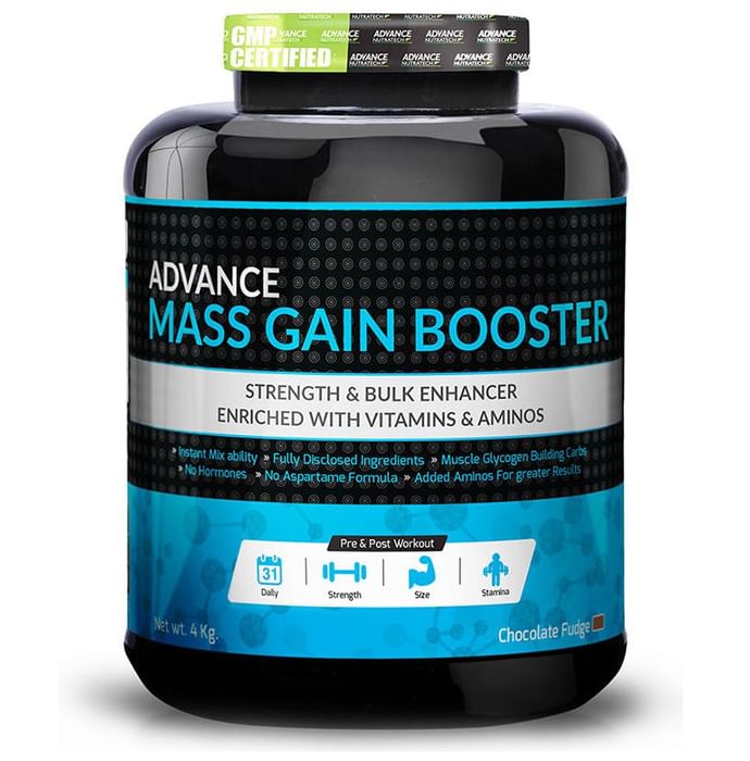 Advance Nutratech Mass Gain Booster Powder Chocolate Fudge - Classic Derma