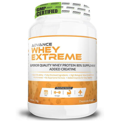 Advance Nutratech Whey Extreme Protein Powder Chocolate Fudge - Classic Derma