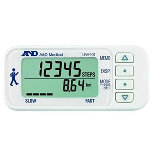 A&D UW-101 Pedometer - Classic Derma
