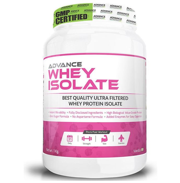 Advance Nutratech Whey Isolate Protein Powder Vanilla - Classic Derma