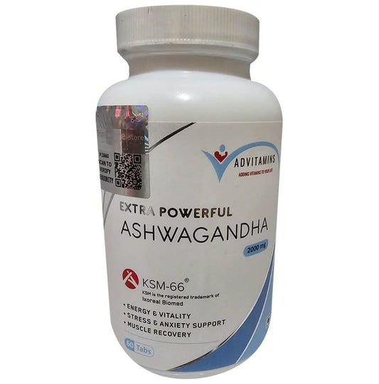 Advitamins Extra Powerful Ashwagandha 2000mg Tablet - Classic Derma