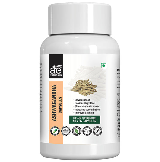 AE Naturals Ashwagandha Veg Capsule - Classic Derma