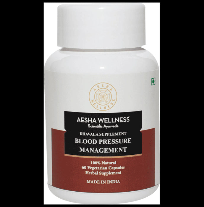 Aesha Wellness Blood Pressure Management Vegetarian Capsule - Classic Derma
