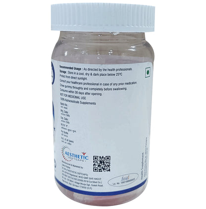 Aesocal-D Calcium & Vitamin D2 Gummies Strawberry