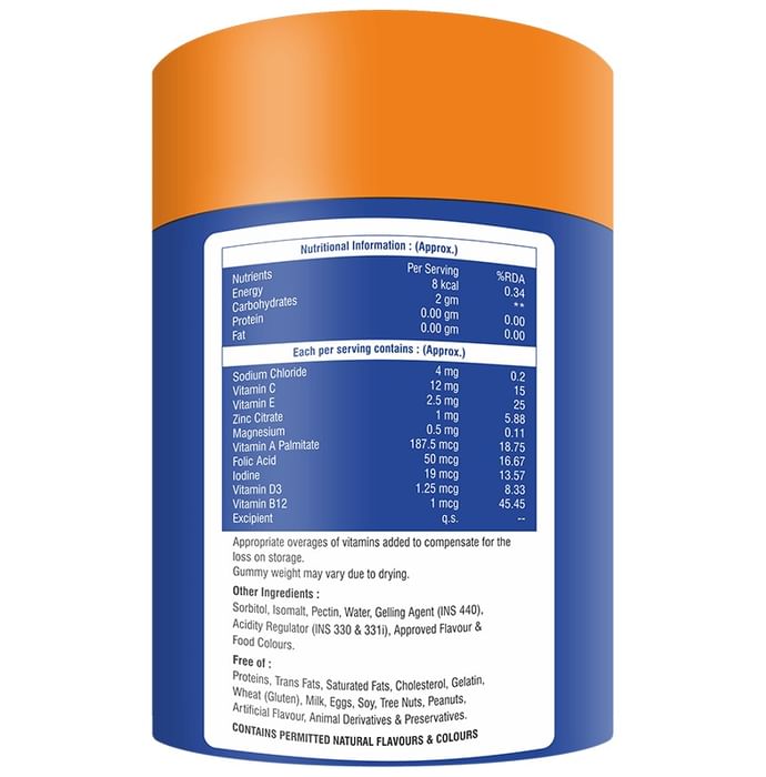 Aesthetic Softcaps Aestamin Multivitamin & Minerals Gummies Black Currant No Added Sugar