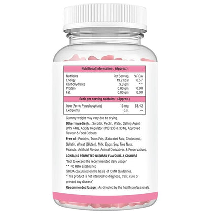 Aesthetic Softcaps Pyfer Iron Gummy Banana No Added Sugar