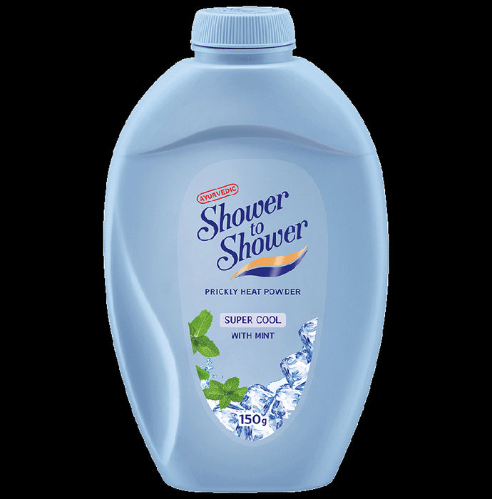 Shower to Shower Super Cool with Mint Prickly Heat Powder - Classic Derma