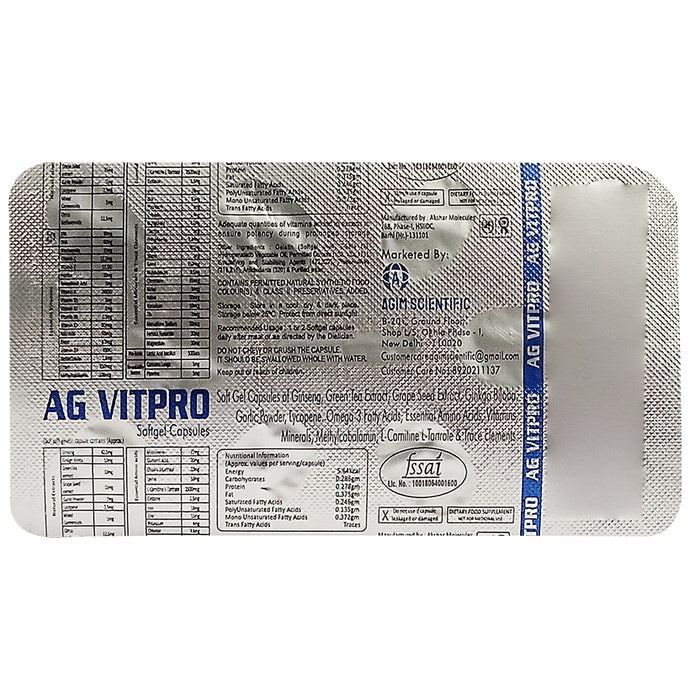AG Vitpro Softgel Capsule
