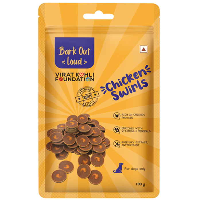 Bark Out Loud Chicken Swirls - Classic Derma