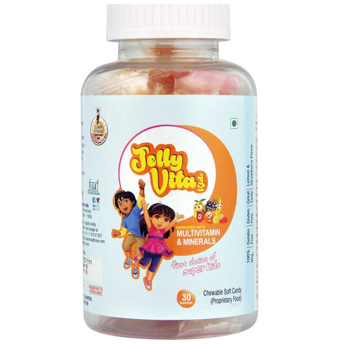 Jelly Vita Kids Gummies Enriched with Multivitamin & Minerals - Classic Derma