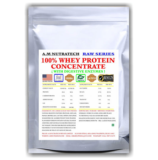 A.M Nutratech 100% Whey Protein Concentrate - Classic Derma